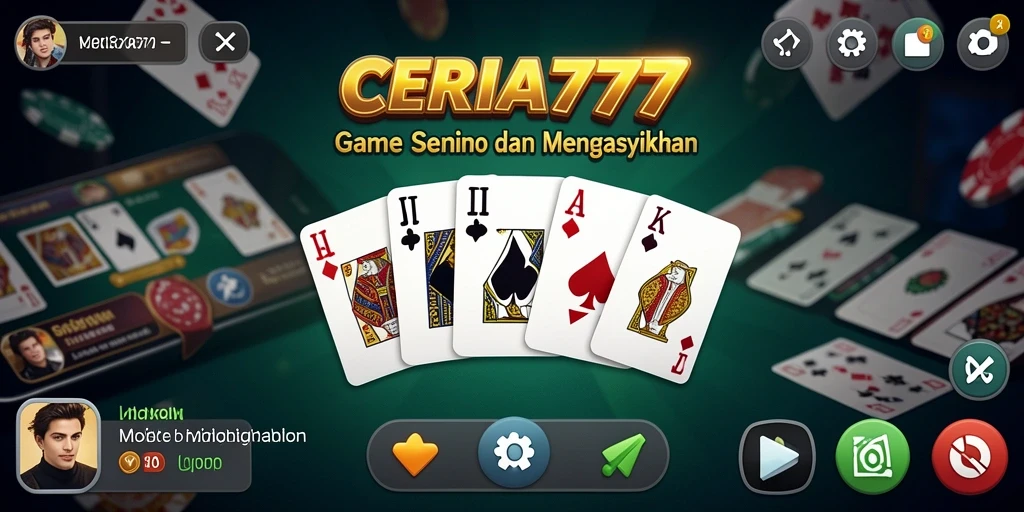 Tampilan gameplay CERIA777 yang menarik dan interaktif.
