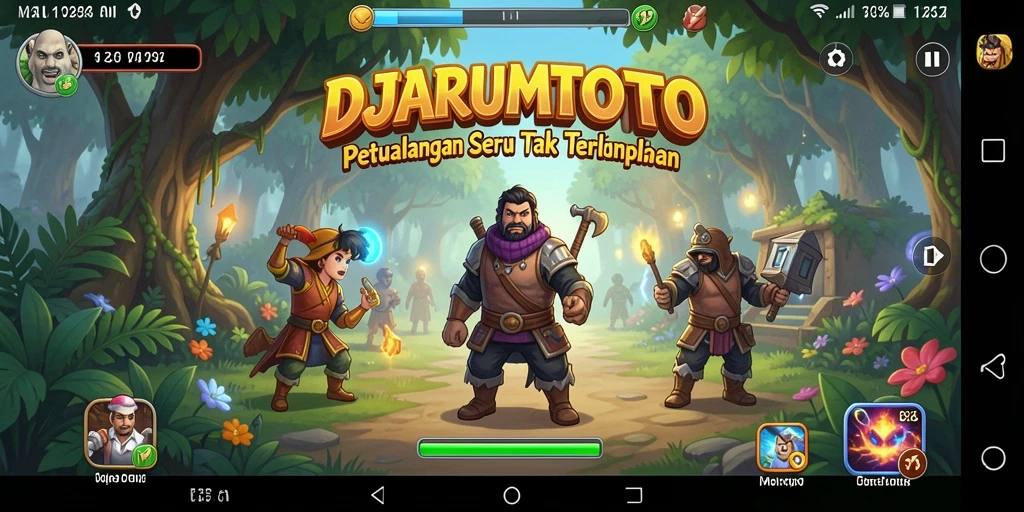 Screenshot gameplay petualangan seru di DJARUMTOTO.