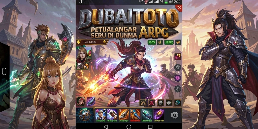 Tangkapan layar gameplay DUBAITOTO dengan aksi ARPG mendebarkan.