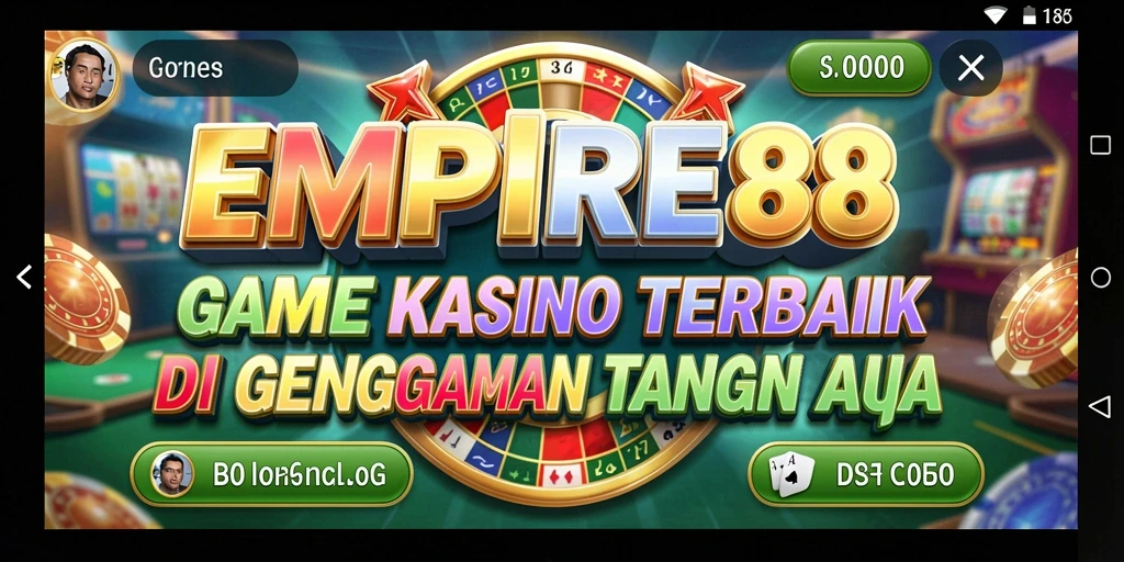 Tampilan gameplay menarik dari EMPIRE88 dengan berbagai permainan kasino.