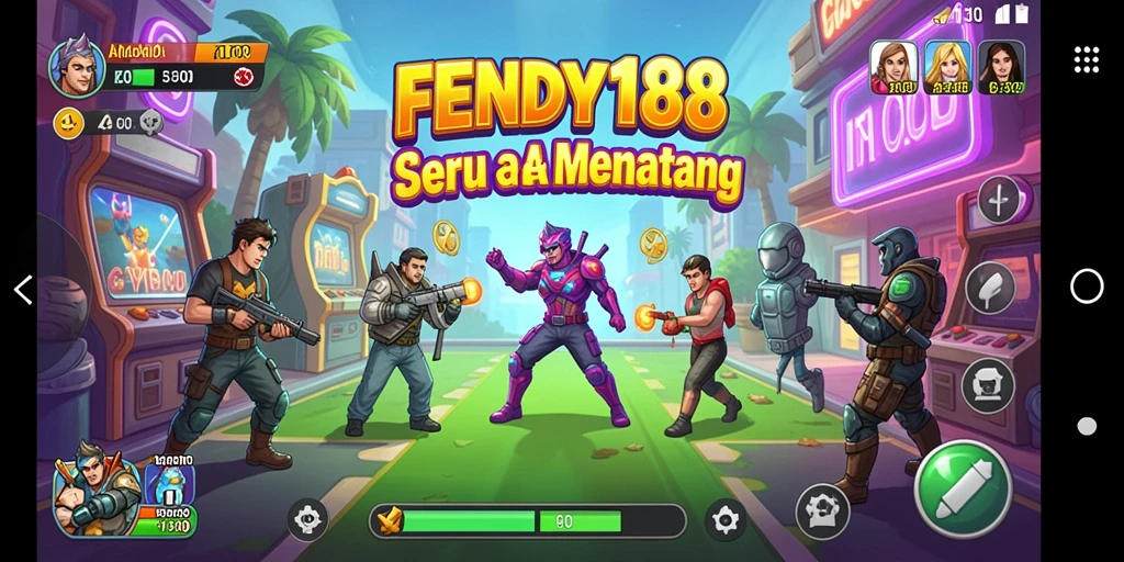 Tampilan screenshot FENDY188 menampilkan gameplay Arcade yang seru dan menantang.
