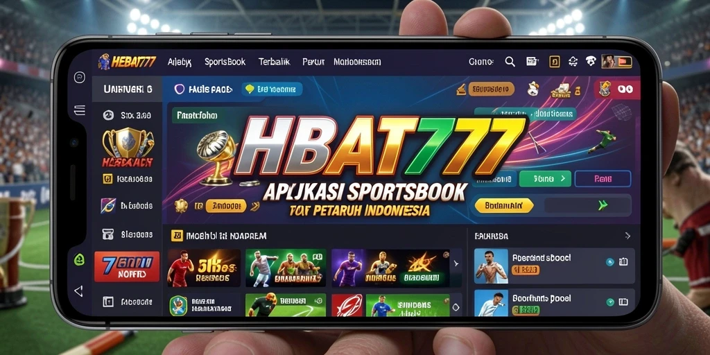Tampilan menarik dari gameplay HEBAT777 dalam pertandingan Sportsbook.