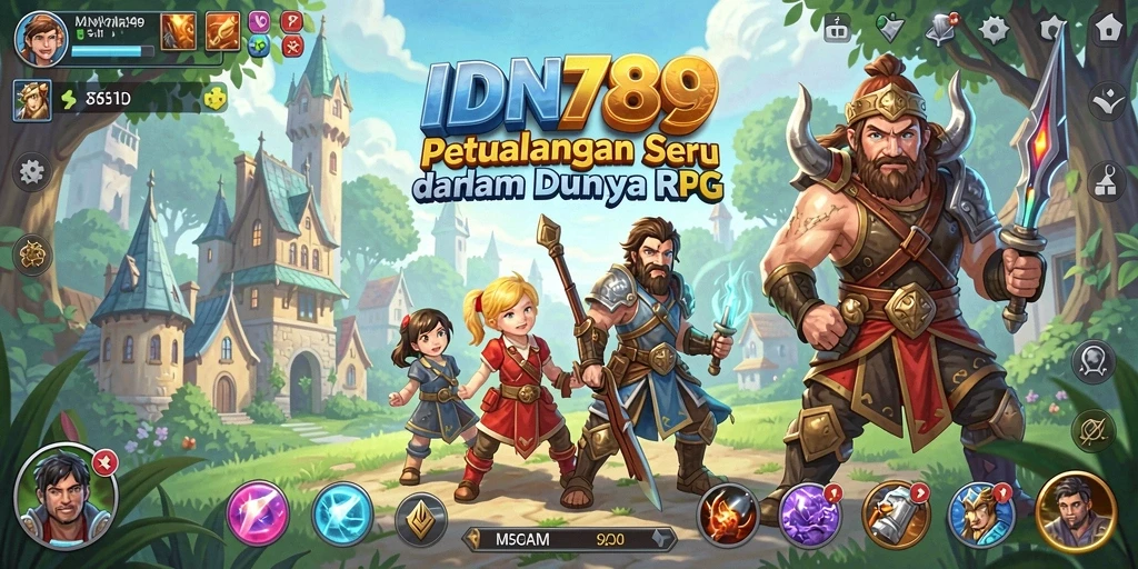 Tampilan gameplay menarik dari IDN789 dengan aksi RPG yang mendebarkan.
