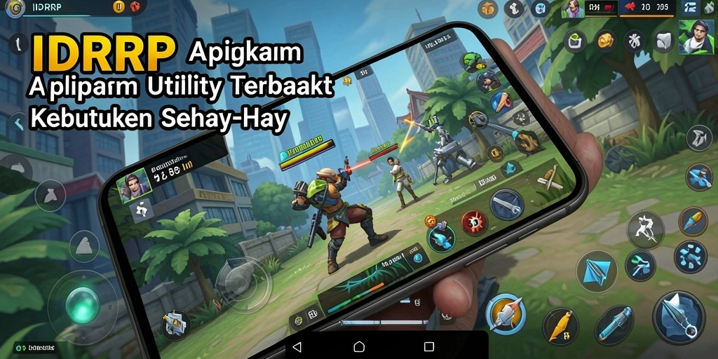 Tampilan antarmuka IDRRP yang ramah pengguna dengan berbagai fitur utility.