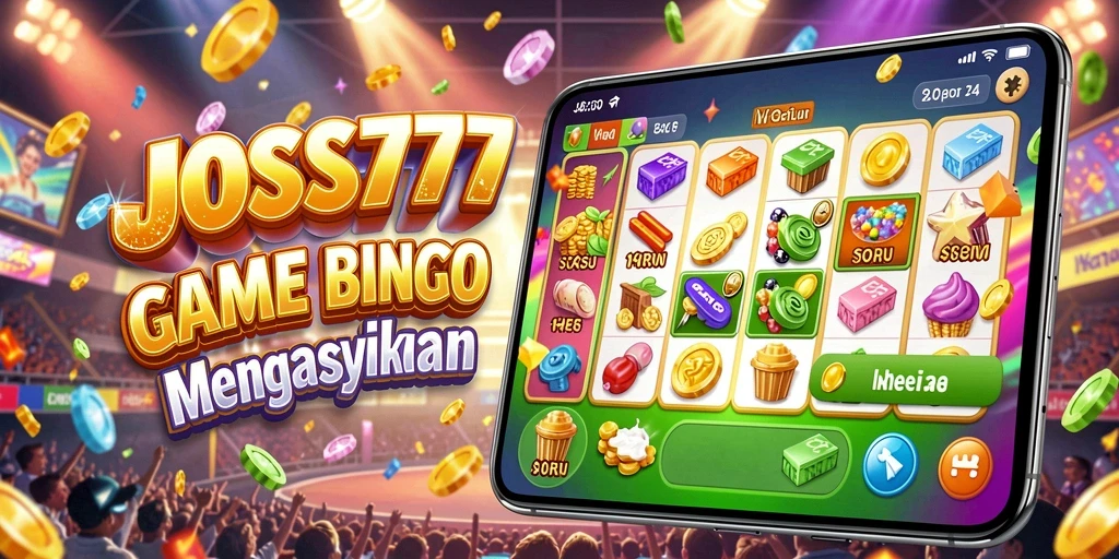 Tampilan gameplay Bingo yang seru dan interaktif di JOSS777.