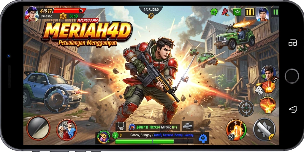 Tampilan gameplay MERIAH4D yang seru dan penuh aksi.