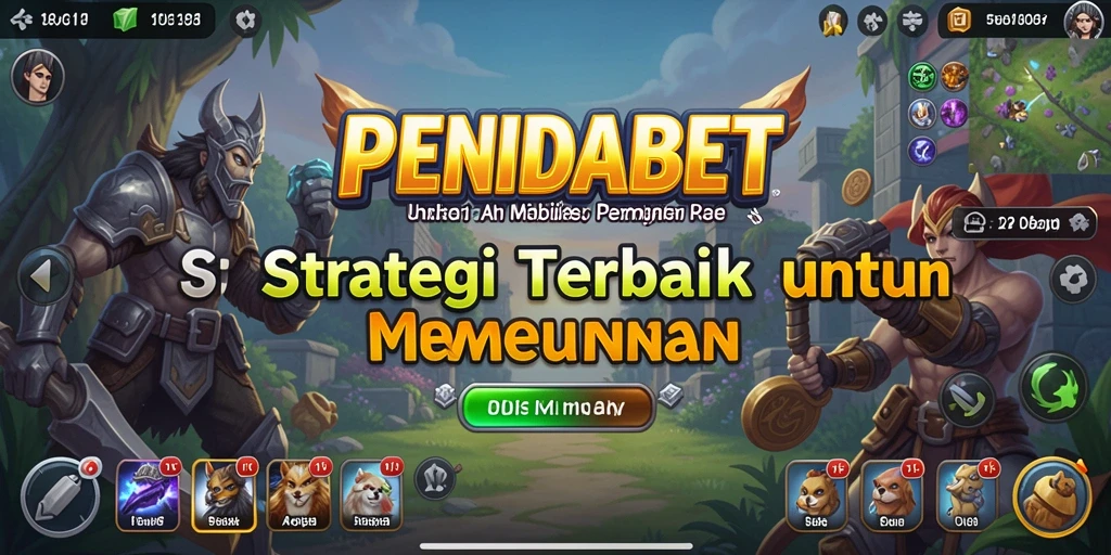 Tampilan gameplay PENIDABET saat merencanakan strategi kemenangan.