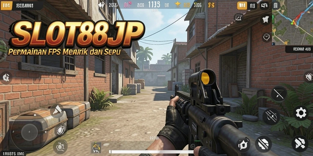 Screenshot utama SLOT88JP menampilkan aksi pertempuran menegangkan.