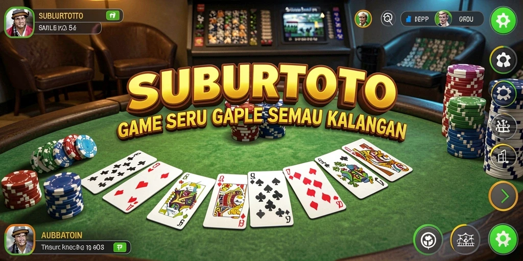Tampilan permainan Gaple yang menarik di SUBURTOTO.