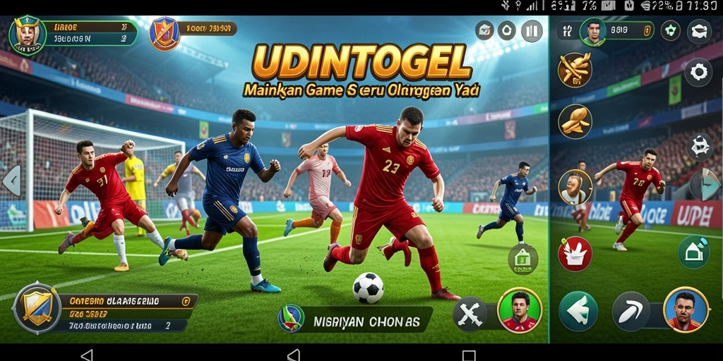 Tampilan gameplay seru dan interaktif di UDINTOGEL.