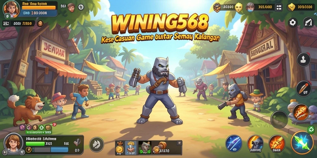 Tampilan gameplay seru dan interaktif dari WINNING568.
