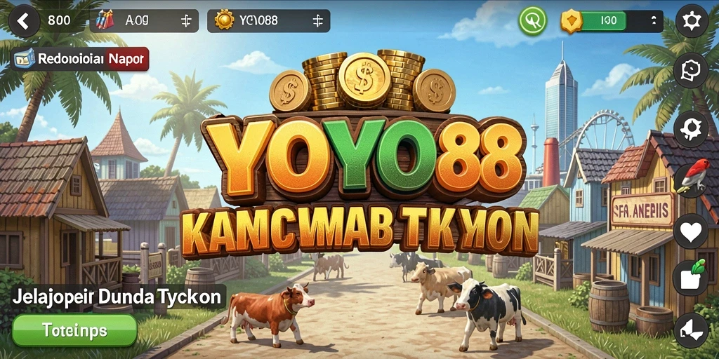 Tampilan gameplay <strong>YOYO88</strong> yang mendebarkan dalam simulasi bisnis Tycoon.