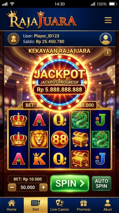Screenshot fitur keamanan aplikasi yang terverifikasi di rajajuara.